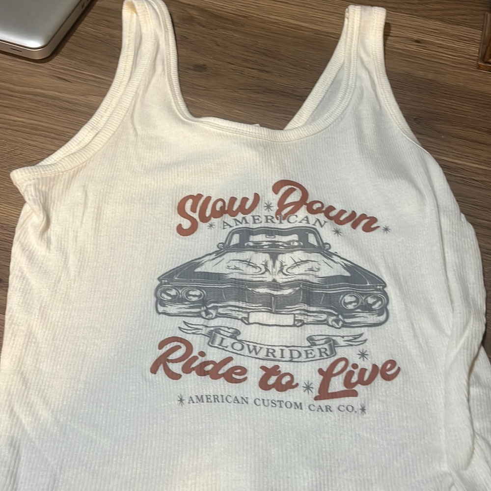 Ribbed tank top